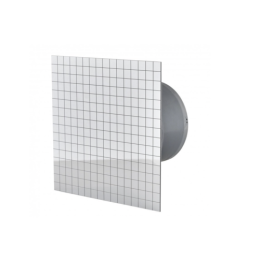 Вентилятор накладной MMotors JSC MMP-06 100/105 куб/ч Стекло/Квадрат Мозаика Хром