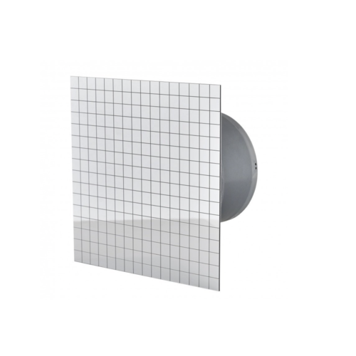 Вентилятор накладной MMotors JSC MMP-06 100/105 куб/ч Стекло/Квадрат Мозаика Хром