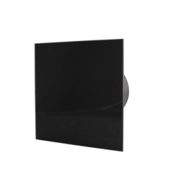 Вентилятор накладной энергосберегающий бесшумный MMotors JSC MMP-06 100 UE 5.5Вт Стекло/Квадрат Черный