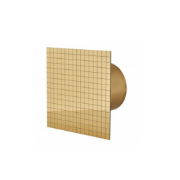 Вентилятор накладной MMotors JSC MMP-06 100/105 куб/ч Стекло/Квадрат Мозаика Золото