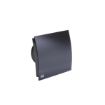 Вентилятор накладной энергосберегающий бесшумный MMotors JSC MMP-06 100 UE 5.5Вт Стекло/Овал Черный