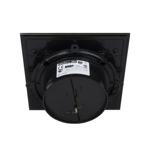 Вентилятор накладной сверхтонкий MMotors JSC MMP-06 100/90 куб/ч Стекло/Квадрат Черный