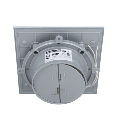 Вентилятор накладной сверхтонкий MMotors JSC MMP-06 100/90 куб/ч Стекло/Квадрат Светло Серый