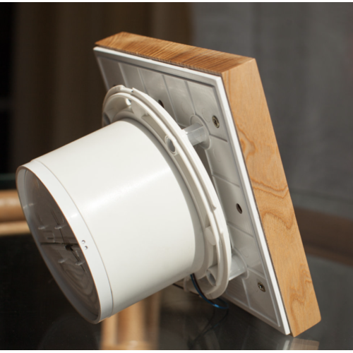 Вентилятор накладной сверхтонкий MMotors JSC MMP-09 100/90 куб/ч Дерево/Ясень натуральный