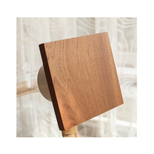 Вентилятор накладной сверхтонкий MMotors JSC MMP-09 100/90 куб/ч Дерево/Красное дерево (Махагон)