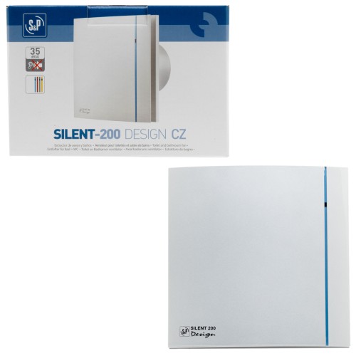 Накладной вентилятор Soler Palau SILENT-200 CZ SILVER DESIGN 3C