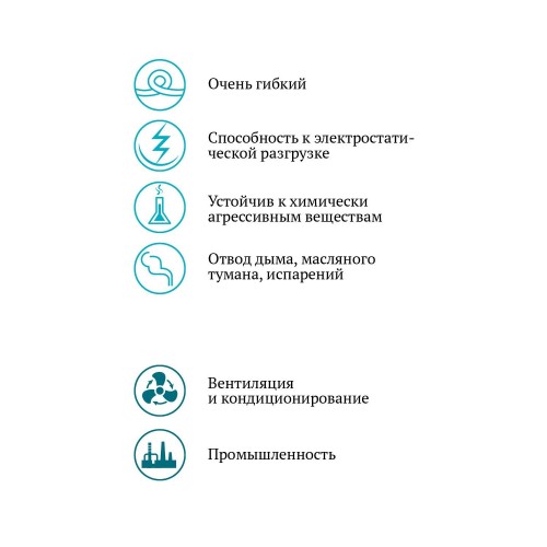 PVC-5-C-315 для отвода дыма, стружки Промышленный шланг из ПВХ