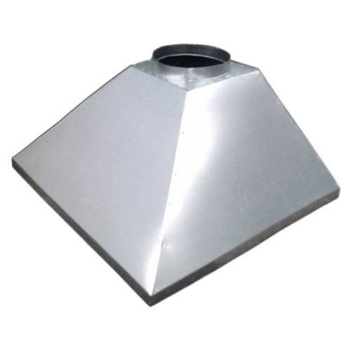 Зонт купольный вытяжной ЗВОК 500х600х400/ф315 без шины из оцинкованной стали