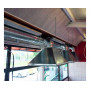 ЗВОК 1200х2000х400h d125 купольный вытяжной зонт на шине из оцинкованной стали