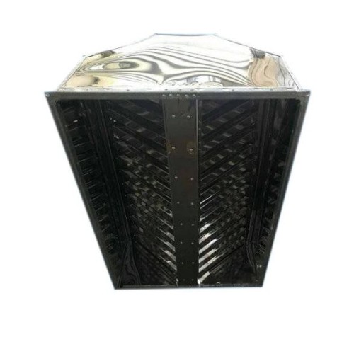 Зонт 1200х1200х400 с лабиринтным ЖУ из нержавеющей стали