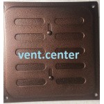 Решетка металлическая Колор регулируемая 160х160 медь