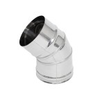 Отвод 45 180 AISI 430 нерж. 0,8