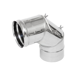 Отвод-ревизия 90 300 AISI 430 нерж. 0,8