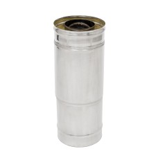 T200 Труба сэндвич 0,5 метра 100/200 AISI 430 нерж. 0,5 / AISI 430 нерж. 0,5