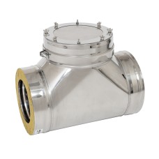 Взрывной клапан с хомутом 180/280 AISI 316 нерж. 0,8/AISI 304 нерж. 0,5