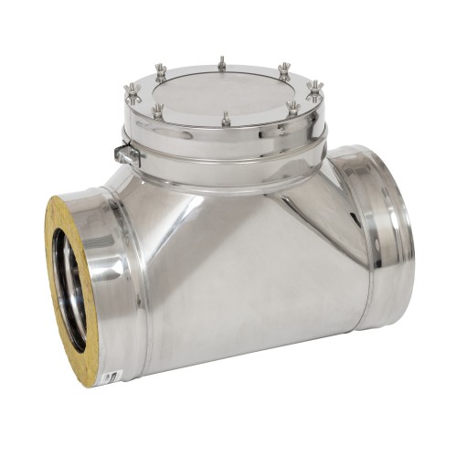 Взрывной клапан с хомутом 300/400 AISI 316 нерж. 0,5/AISI 304 нерж. 0,5