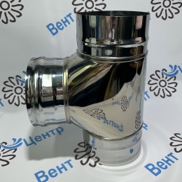 Тройник 90 80 AISI 430 нерж. 0,5