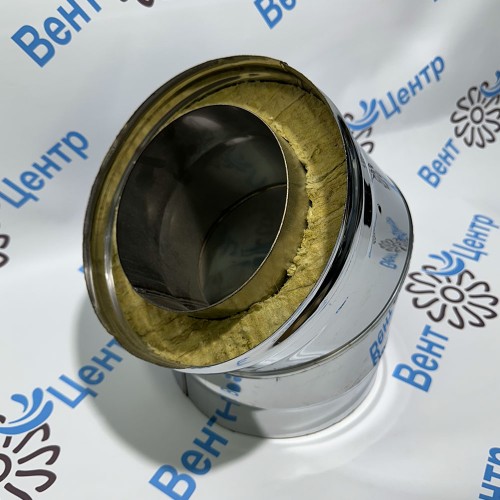 Отвод 45 80/160 оцинк. 0,5 / оцинк. 0,5