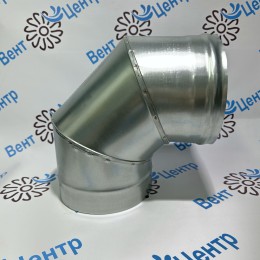 Отвод 90 80/160 оцинк. 0,5 / AISI 430 нерж. 0,5