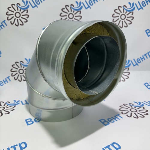 Отвод 90 120/200 оцинк. 0,5 / AISI 430 нерж. 0,5