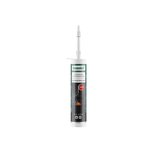 Силикатный герметик для печей и каминов GreenesT Fire Sealant +1500
