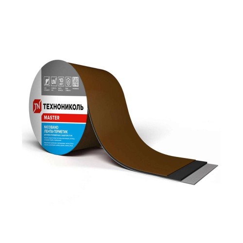 Nicoband коричневый 10мx10см лента-герметик Master
