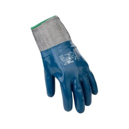 Перчатки с нитриловым полным покрытием, манжет — крага,2Hands