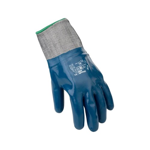 Перчатки с нитриловым полным покрытием, манжет — крага,2Hands