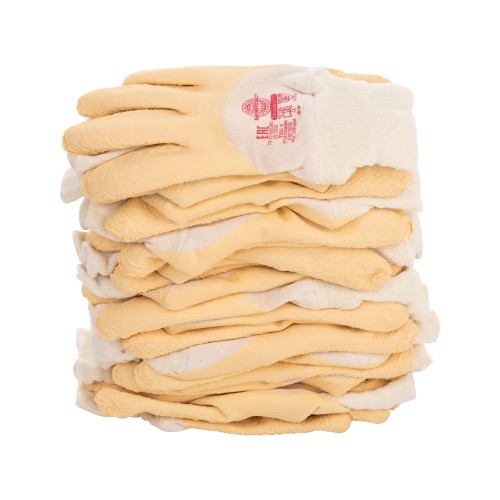 Перчатки с латексным покрытием, манжет — резинка