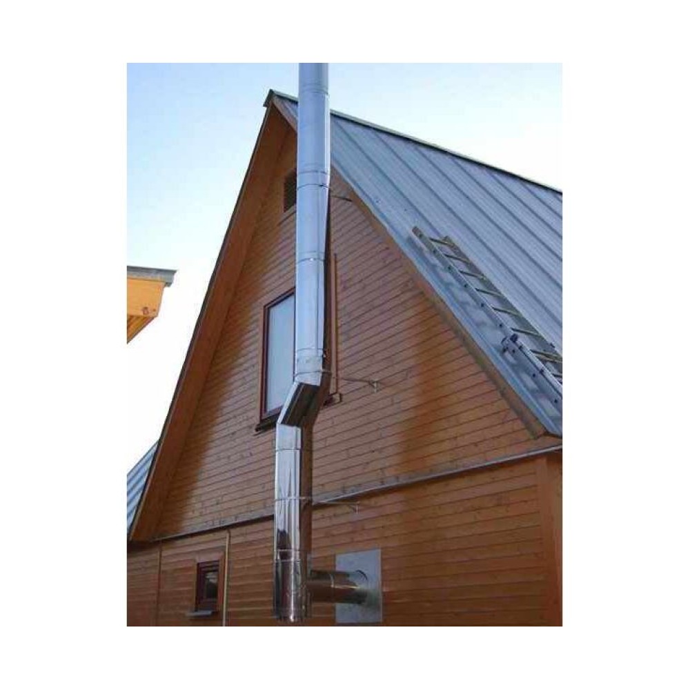 Кронштейн телескоп. с хомутом 230  белый 50-90 см