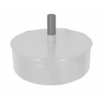 Заглушка с отв. конденсата 110 оцинк. 0,5 белый