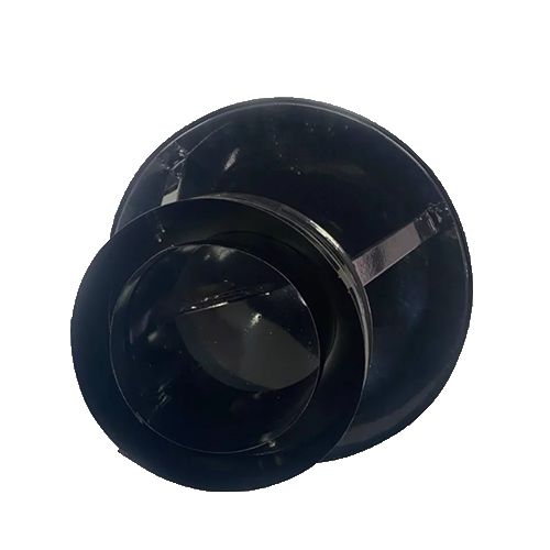 Зонт 80/160 оцинк. 0,5 / оцинк. 0,5 чёрный