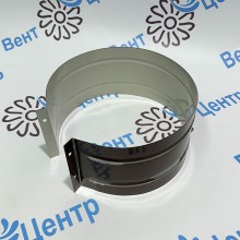 Хомут стяжной из оцинкованной стали коричневый