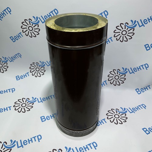 Сэндвич Труба 1 м 150/210 оцинк. 0,5 / оцинк. 0,5 коричневый