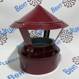 Зонт 150/210 оцинк. 0,5 / оцинк. 0,5 красный