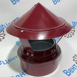 Зонт 150/210 оцинк. 0,5 / оцинк. 0,5 красный