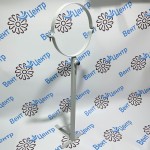 Кронштейн телескоп. с хомутом 230 оцинковка 50-90 см