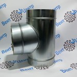 Сэндвич Тройник 90 115/200 оцинк. 0,5 / оцинк. 0,5 оцинковка