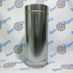 Сэндвич Труба 1 м 115/200 оцинк. 0,5 / оцинк. 0,5 оцинковка