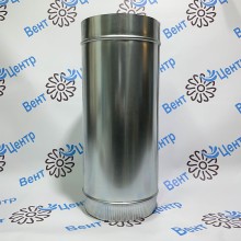 Труба сэндвич 1 метр оцинкованная сталь-оцинкованная сталь