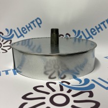 Заглушка с отводом конденсата из оцинкованной стали оцинкованная