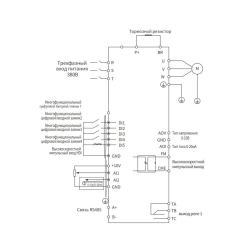 Преобразователь частоты SAKO SKI780-3D0-4 3 кВт, 380В