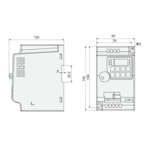 Преобразователь частоты SAKO SKI780-3D0-4 3 кВт, 380В