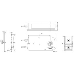 Электропривод для противопожарных клапанов Vilmann TAFA2-08S (8 Нм) с возвратной пружиной