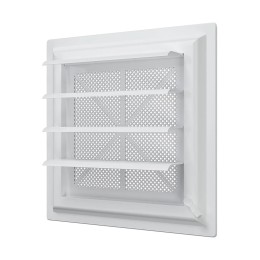 2828AVp Решетка вентиляционная AIRVENT регулируемая жалюзи 281х281 пластик ERA