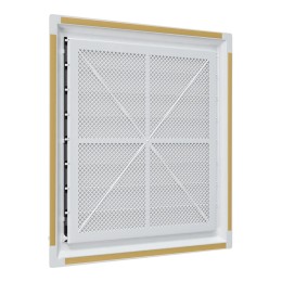 4044AVp Решетка вентиляционная AIRVENT регулируемая жалюзи 402х442 пластик ERA