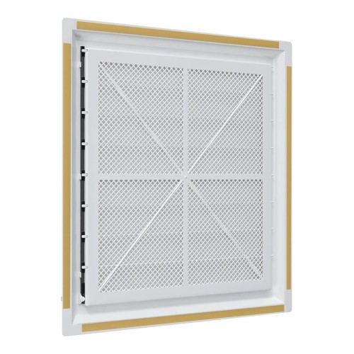 4044AVp Решетка вентиляционная AIRVENT регулируемая жалюзи 402х442 пластик ERA