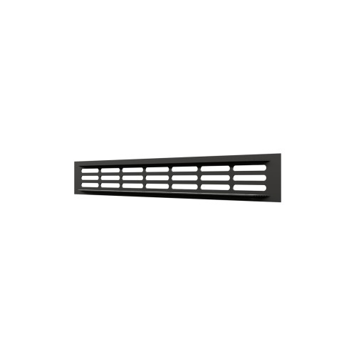 Решетка вентиляционная DP AL переточная 300x42 алюминий Matt black ERA