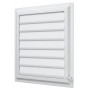 4548AVp Решетка вентиляционная AIRVENT регулируемая жалюзи 452х483 пластик ERA