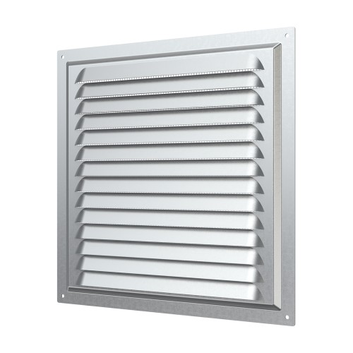 2525МЦ  Решетка вентиляционная МЦ сетка 250х250 оцинк.сталь ERA